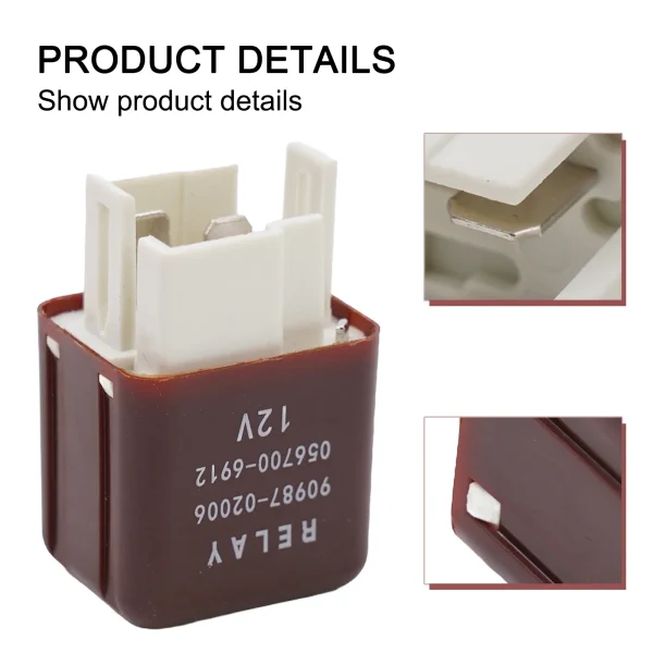 1pc Relay 90987 02006 4Pin 4pin Relay For Landcruiser 75 Series Interior Replacement Parts Interior Replacement Parts - Image 3