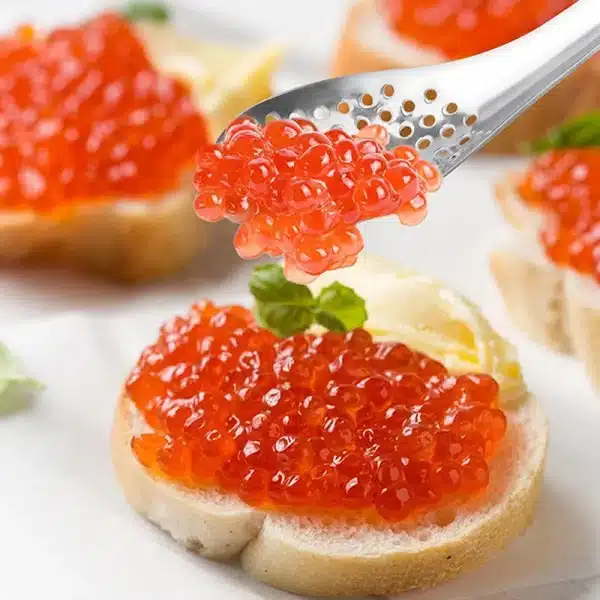 304 Stainless Steel Strainer Spoon Molecular Cuisine Caviar Spoon Useful Kitchen Cooking Gadgets Egg Yolk Caviar Colander - Image 3