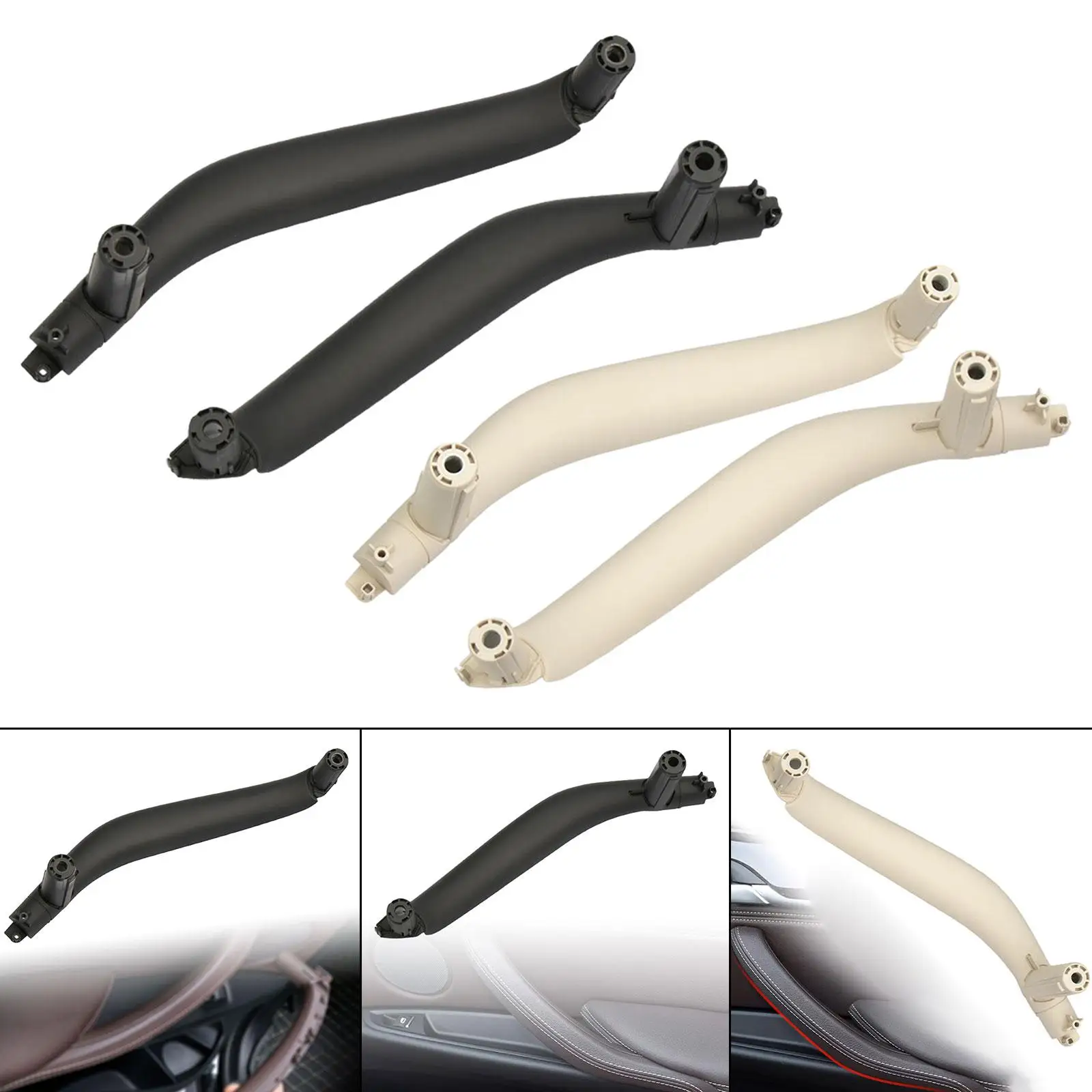 Car Interior Door Handle Grab Handle Easy Installation Car Grip High Performance Replacement Parts for BMW x5 F15 2014-2018