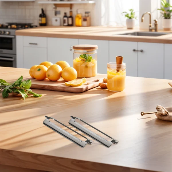 55mm Blade Flat Blade Fruit Fruit Planer Gadgets High Quality Home Kitchen Kitchen Tools 1 Set Peeling Accessories Assembly