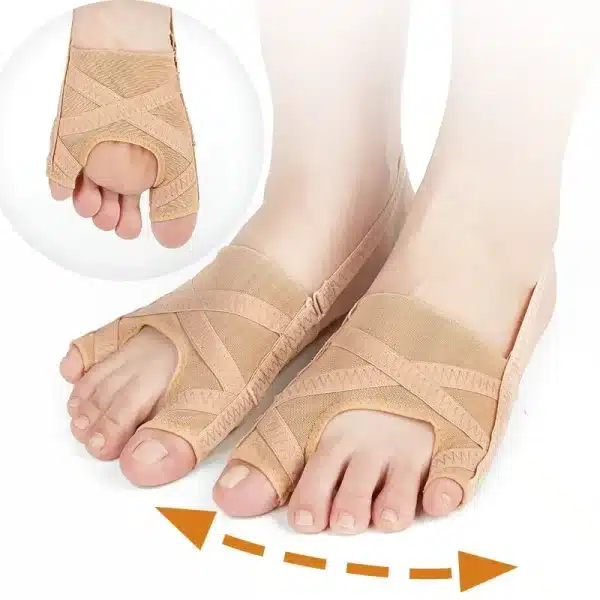 Fabric Bunion Corrector Breathable Adjustable Hallux Valgus Sleeve Spacer Separator Toe Corrector Sports Bunion Socks Running