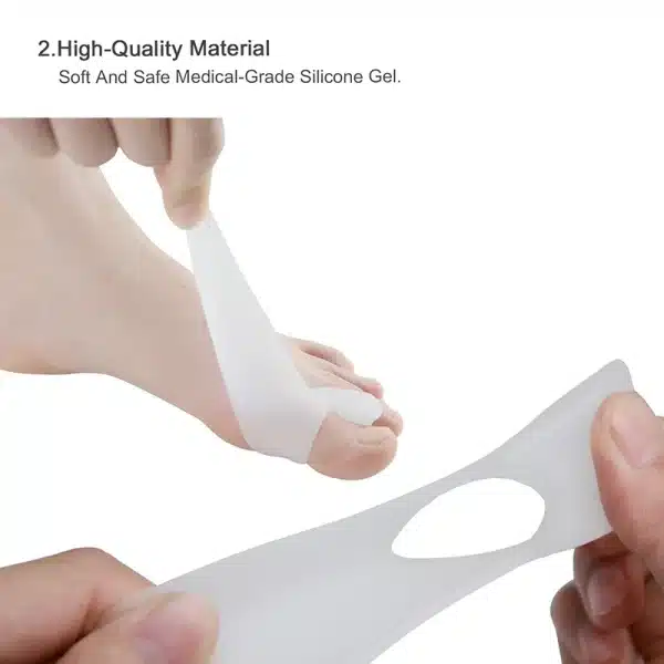 2/4pcs Silicone Toes Separator Bunion Bone Ectropion Adjuster Toes Outer Appliance Foot Care Tools Hallux Valgus Corrector C147 - Image 2