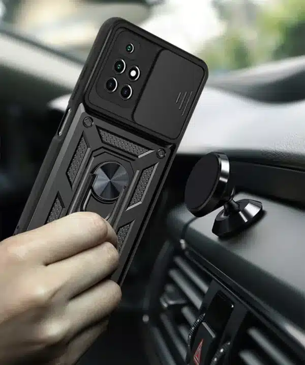 Shockproof Case For Xiaomi Redmi 10 9 9T 9A 9C NFC Push Pull Camera Protection Phone Cover Fo Redmi Note 10 9 11 Pro Max 10S 9S - Image 2