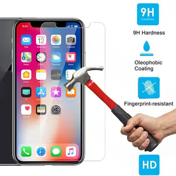 2.5D 9H Premium Tempered Glass Screen Protector Film for iPhone X XS Max XR - Image 3