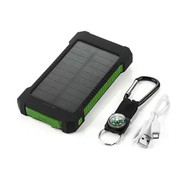 30000mAh Solar Power Bank Solar Panel Powerbank Waterproof USB Battery Charging LED External Charger For iPhone Samsung Phone - Image 6