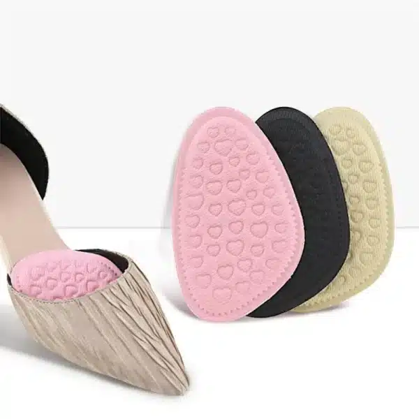 Breathable Forefoot Pads for Shoes Inserts Women High Heels Memory Foam Sponge Massage Shoe Cushion Pain Relief Foot Care Pad