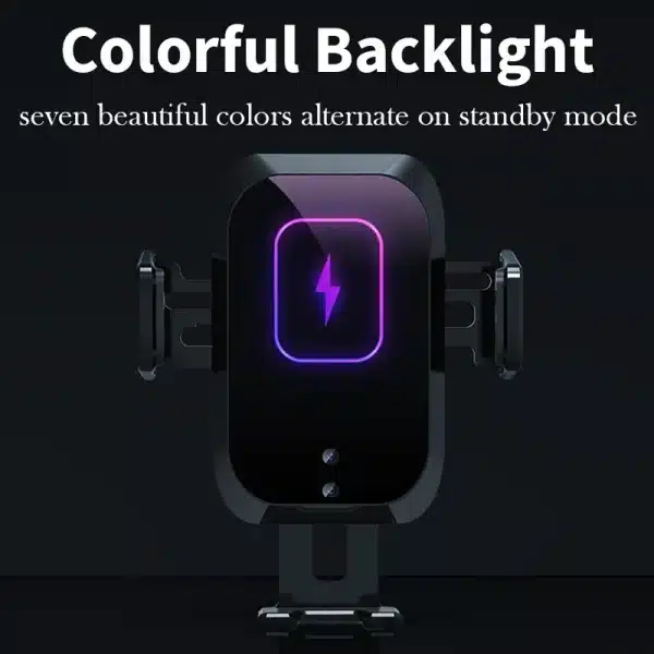 NEW 15/54W Wireless Fast Charging Car Air Vent Automatic Clamp Stand Phone Fast Charging Station For Samsung /iPhone /xiaomi hot - Image 4