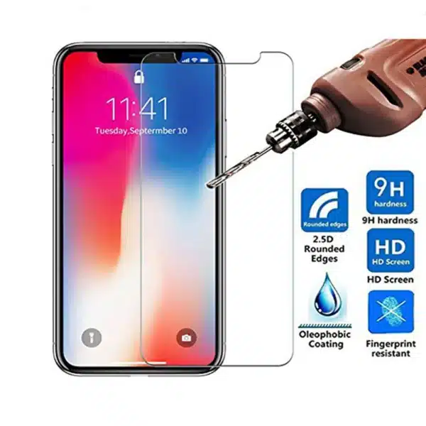 2.5D 9H Premium Tempered Glass Screen Protector Film for iPhone X XS Max XR - Image 4