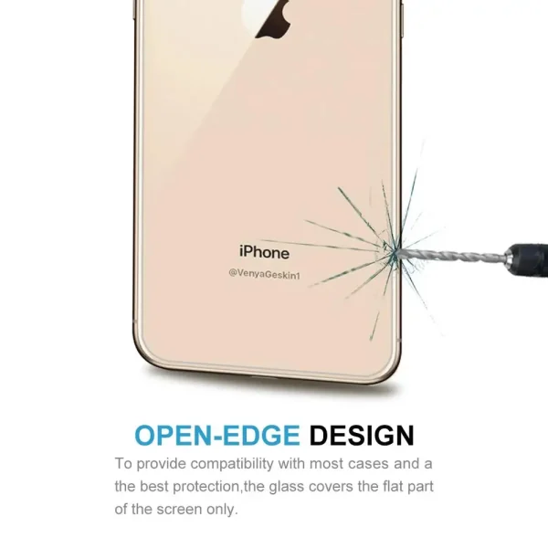 For iPhone 11 Back Film 9H 2.5D Half - Screen Transparent Mobile Phone Tempered Glass Protector Back Film Protective Guard - Image 3
