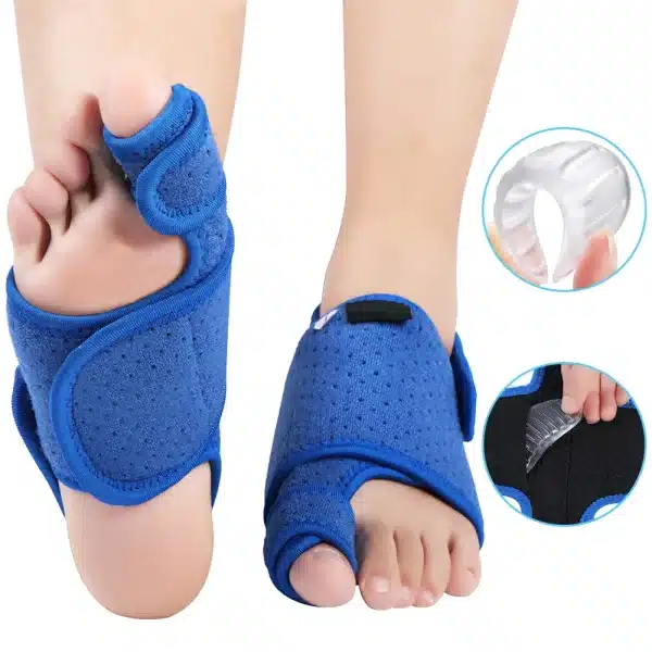 Men Adjustable Toe Bunion Splint Straightener Straightener with Gel Arch Foot Pain Relief Hallux Valgus Corrector Bunion Splint - Image 3