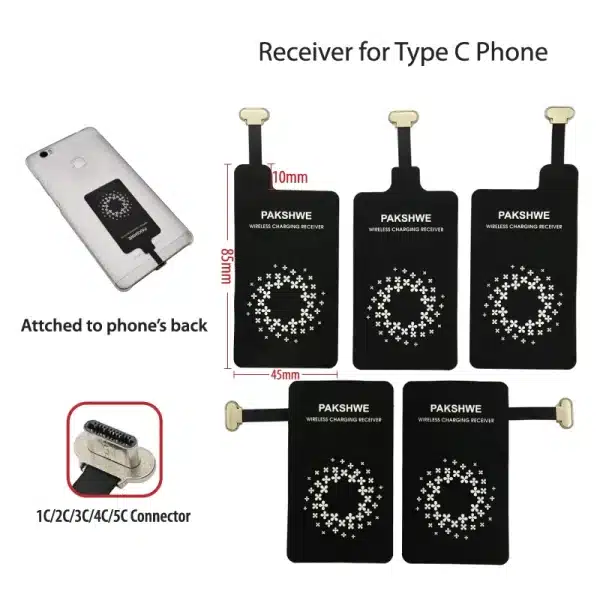Android Qi Receiver Wireless Charger Adapter TI Solution Fast Charging for Huawei P9 All Micro-USB Type-C Phones - Image 3