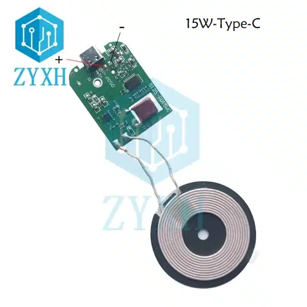 15W 10W 7.5W 5W Tyce C Micro USB Wireless Charger Transmitter Module Circuit Board QC/PD/QI Standard Fast Charging For iPhone - Image 2