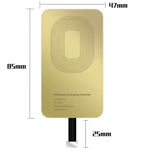 Micro USB Type C Universal Fast Wireless Charger adapter For Samsung Redmi Note iPhone SE Android Qi Wireless Charging Receiver - Image 6