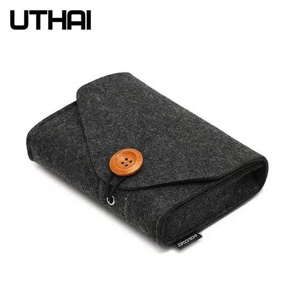 UTHAI T29 Portable 2.5'HDD Case Storage Bag For Macbook Charger Mouse Mobile Power Bank Earphone Digital Accessories Protect Bag - Image 4