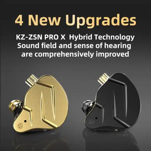 KZ ZSN Pro X Metal Earphones 1BA+1DD Hybrid Technology HIFI Bass Earbuds In Ear Monitor Headphone Sport Noise Cancelling Headset - Image 5