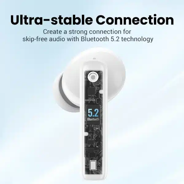 【NEW】UGREEN HiTune T3 ANC Wireless TWS Bluetooth 5.2 Earphones , Active Noise Cancellation, in-Ear Mics Handfree Phone Earbuds - Image 3