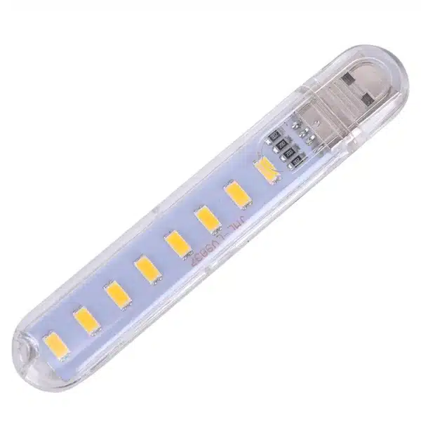 Mini Portable USB LED Book Light DC5V Ultra Bright Reading Book Lamp 8leds Lights For Power Bank PC Laptop Notebook - Image 3