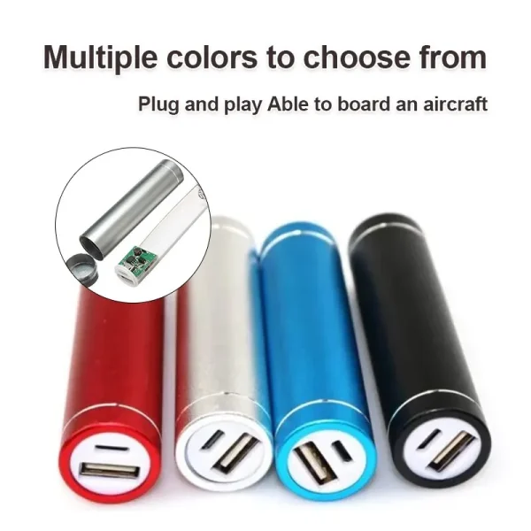 Portable Multicolor USB 5V/1A Power Bank Case 18650 Suite Battery External DIY Charge Box Kit Universal Cell Phones Free Welding - Image 4