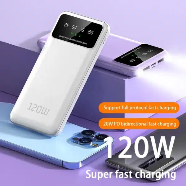 Xiaomi 100000mAh Power Bank 100W Super Fast Charging Portable High Capacity Charger Battery Powerbank For Iphone Huawei Samsung - Image 3