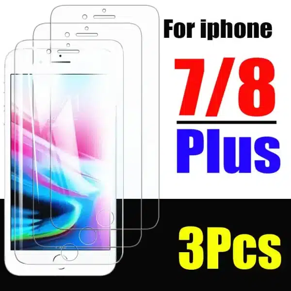 3Pcs Protective Glass on the For iphone 8 7 6 6s Plus Screen Protectors For iphone8 8Plus 6Plus 7plus Glas aifone 6 s Film Cover - Image 6