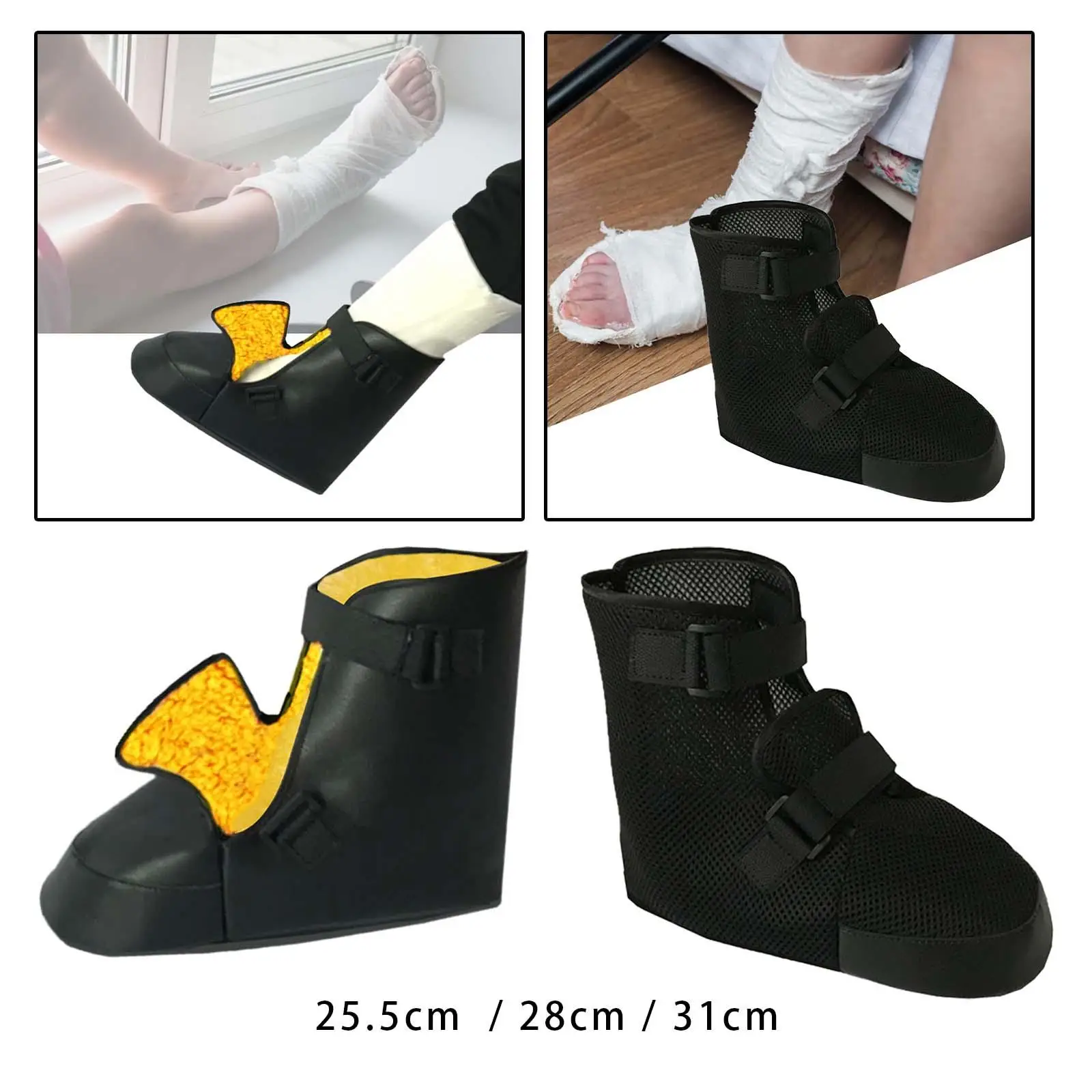 Toe Orthopedic Support Brace Post OP Shoe Plaster Cast Shoe for Post