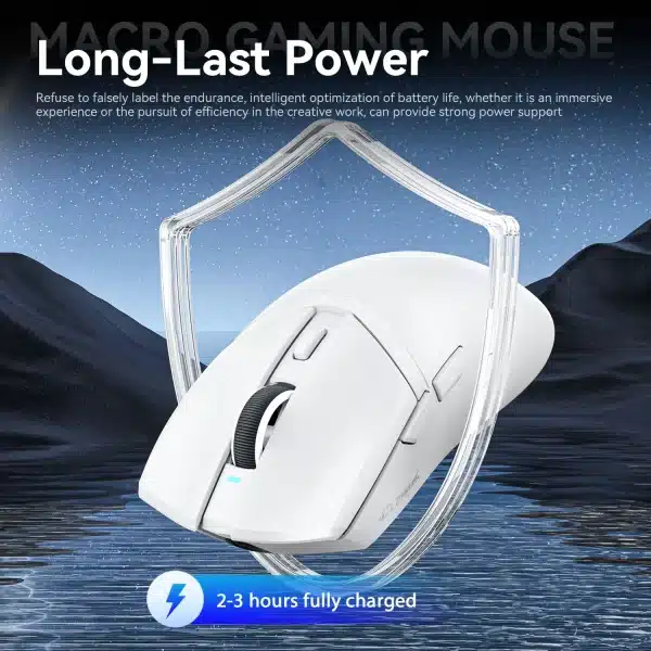 X2 Gaming Mouse RGB Magnetic Charger Wireless,24000DPI,1K Return Bluetooth Tri-Mode Connection,PAW3311 Macro Game Mouse - Image 6