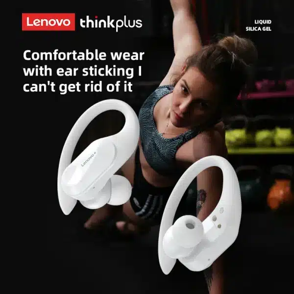 Lenovo LP75 Ture Wireless Headphones TWS Bluetooth 5.3 Noise Reduction Sports Ear Hook HiFi Stereo Waterproof Gaming Earphones - Image 5