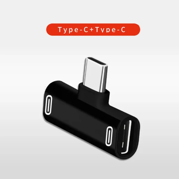 1/2/3PCS 3 In 1 USB C To Type-C Adapter USB Type C Charging Cable Charger Earphone Converter For Xiao Mi 8 Mi 6 Headphone - Image 4