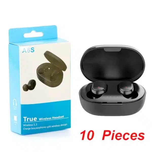 10Pcs Wholesale A6S TWS Wireless Headphones Bluetooth Earphone 5.0 Stereo Headset Earbuds with Microphone for iPhone Xiaomi - Image 6