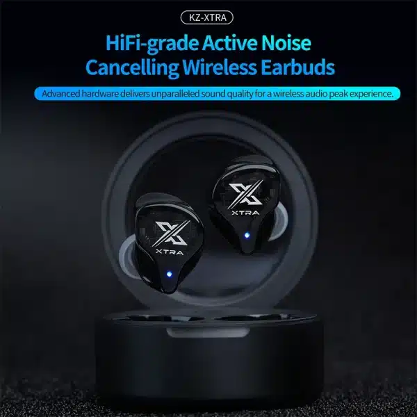 KZ Xtra TWS Noise Cancelling Bluetooth 5.4 Earphones True Wireless Earbuds Multi-Mode ANC QCC3091 - Image 6