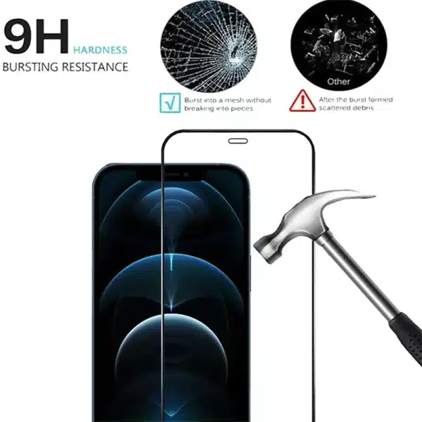 100D Protective Glass For iPhone 16 15 14 13 12 11 Pro Max Cristal Templado iPhone14 ProMax Screen Protector iphon 15 14 Pro Tempered Glass Apple 14 Plus 13 Mini Front Film i Phone 14 Pro Max Camera Lens - Image 5