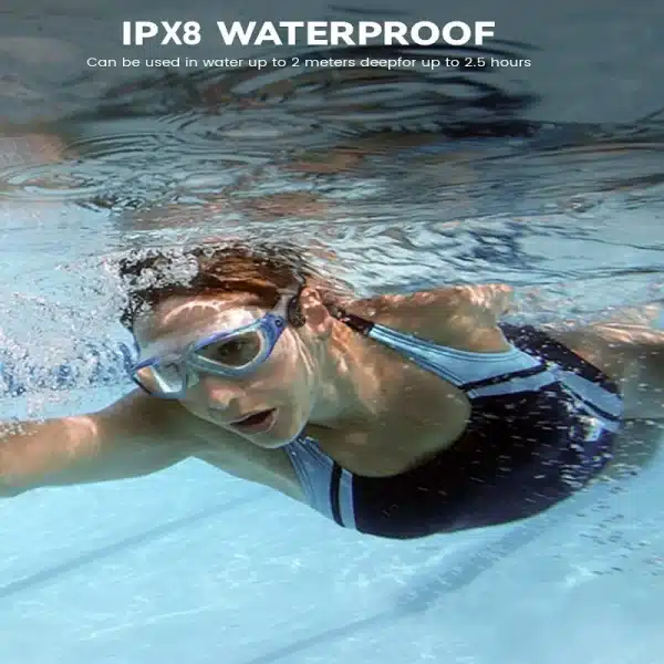 Bone Conduction Earphones IPX8 Waterproof Swimming Headset Bluetooth 5.4 Sports Headphones 32GB MP3 Player with mic For xiaomi - Image 4