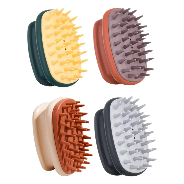 Manual Head Scalp Massage Brush, Hair Scrubber, Deep Cleaning Shampoo Brush, Hair Scalp Massager for Hotel Home