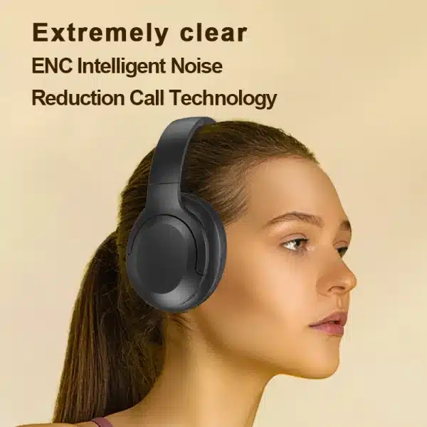 PARAMITA ANC Noise Canceling Headphones A1 Wireless Bluetooth Headphones BT5.3 400mAh Over-Ear Foldable for Sports Work Games - Image 3