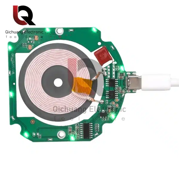 10W 15W High Power Wireless Charger Transmitter Module Type C + Coil for QI Standard Fast Charging Circuit Board with Protection - Image 5