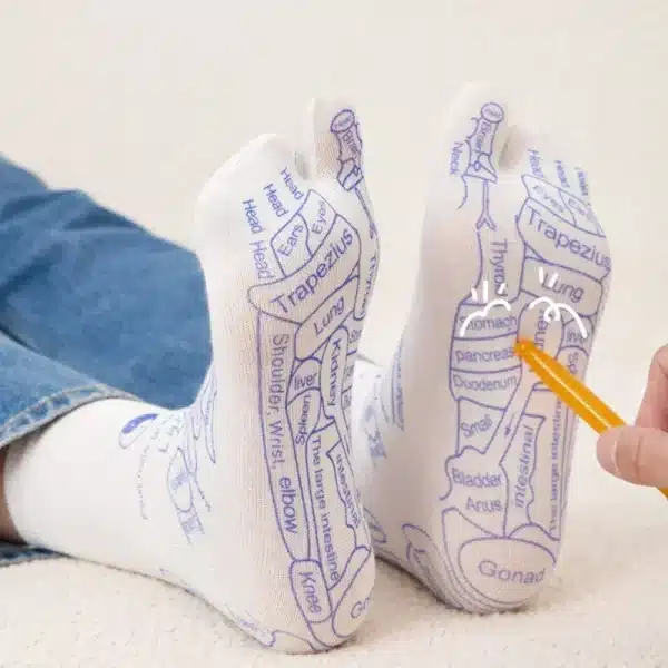 Massage Relieve Tired Foot Acupressure Socks Acupoint Gloves Hand Foot Massager Reflexology Socks Physiotherapy Foot Care Tools - Image 6