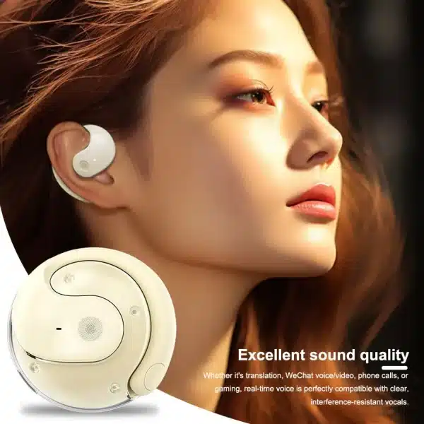 Wireless BT Translation Earbuds Over 70 Languages Language Translator Earbuds Language Translation Device for Travel Business - Image 2