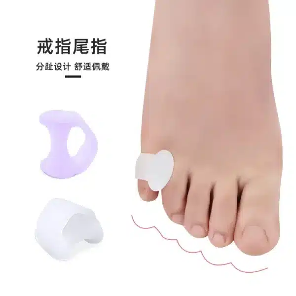 Silicone Toe Separator Finger Feet Care Protector Gel Toe Orthopedic Bunion Hallux Valgus Corrector Personal Health Care 2pcs - Image 4