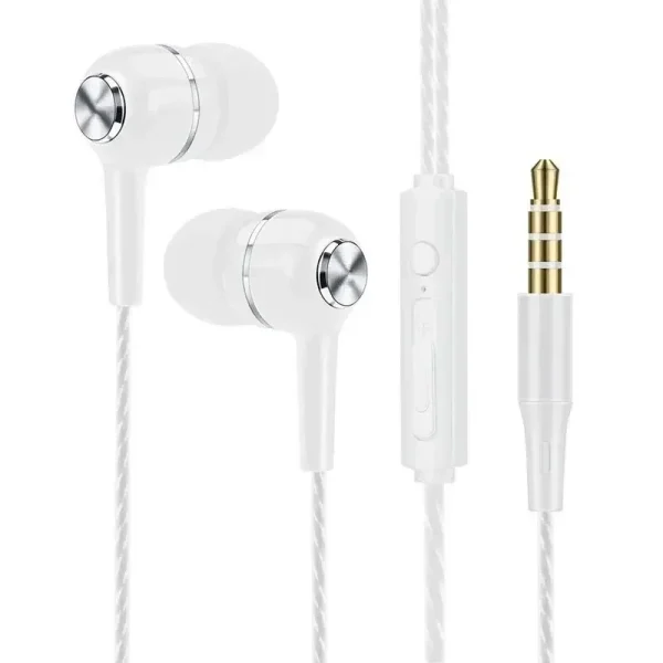 3.5mm Wired Headphones In Ear Headset Wired Earphones with Microphone Bass HiFi Stereo Earbuds Sports In-line Control For Phones - Image 4