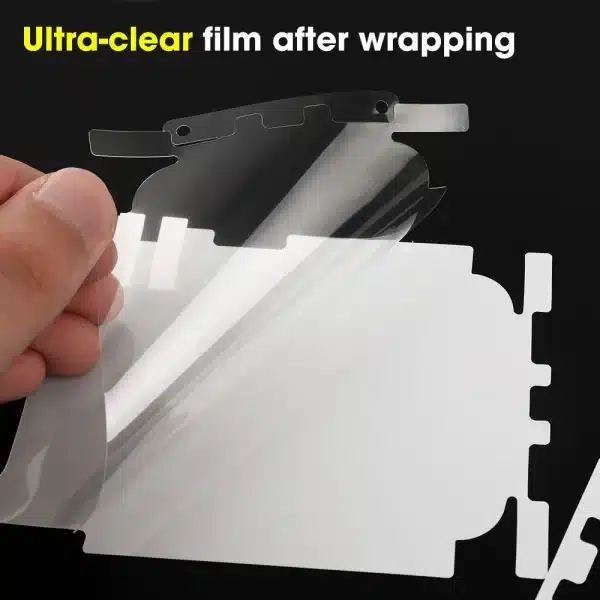1-2Pack Back Screen Protector Side Film For iPhone 15 14 Pro Max Plus 12 13 Back Body Wrap Rim Full Protection Border Sticker - Image 5