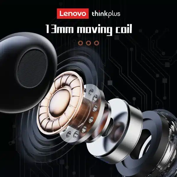 Lenovo Earphones Bluetooth 5.4 Wireless Gaming Headset Noise Reduction HD Call Earbuds LP49 Music Daul Mode Headphones GM2 Pro - Image 2