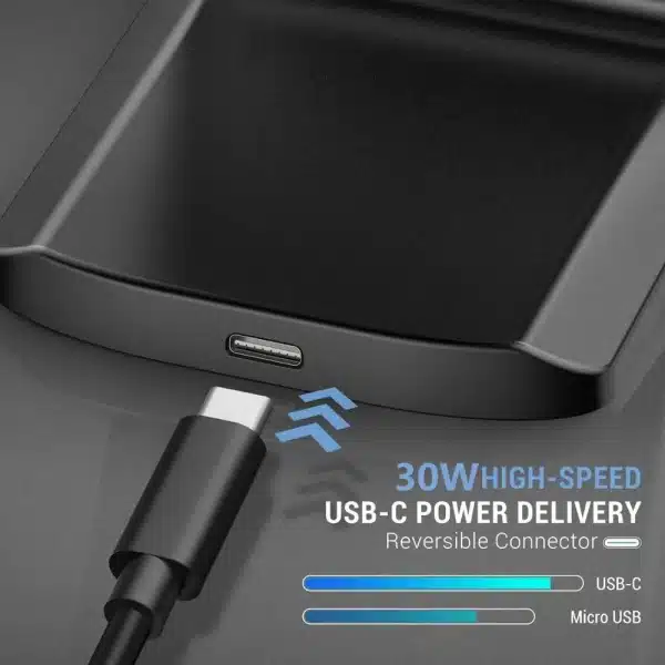 NEW 65W Fast Wireless Charger for Samsung S22 S21 Note 20 Fast Charging Stand For iPhone 16 15 14 13 XS XR X 8 Airpods Pro - Image 6