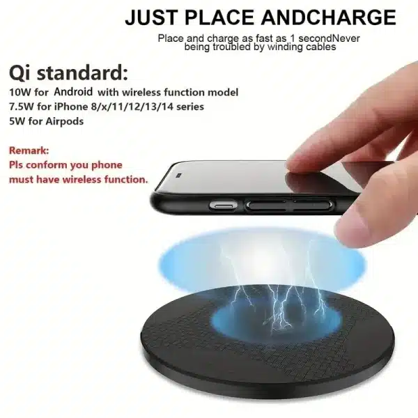 200W 2024 New Fast Qi2 Wireless Charger for iPhone 15 14 13 X XR XS Max 8 for Samsung S23 S24 Note10 20 Xiaomi Huawei Phone - Image 6