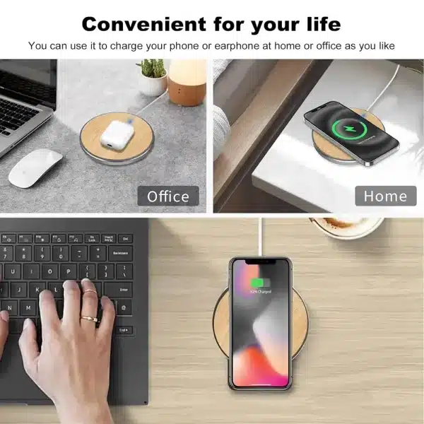 100W Fast Wireless Charger Pad for iPhone 14 13 12 15 Pro Max Samsung Galaxy S22 S21 S23 S10 S9 Xiaomi Wireless Charging Station - Image 4