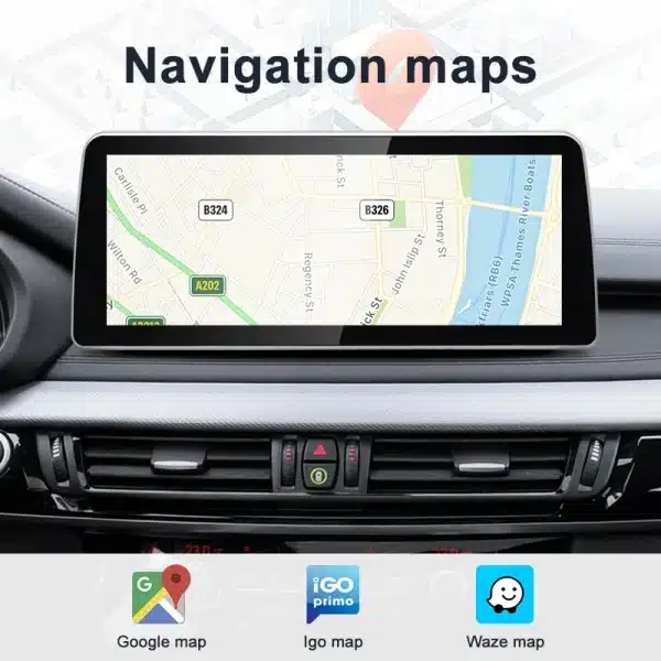 2024 New ID6 ID7 ID8 UI 12.3inch Android System Wireless Carplay AUTO For BMW X5 F15 X6 F16 NBT EVO Car Video Players GPS NAVI - Image 4