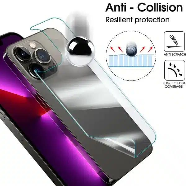 For IPhone 16/16 Pro/16 Plus/16 ProMax Back Hydrogel Film Soft Clear Anti-scratch Screen Protector for Apple IPhone 16 Series - Image 5