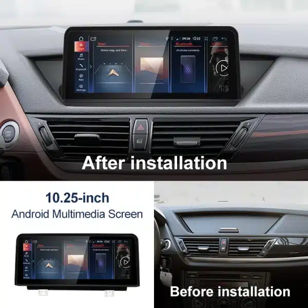 2024 New ID6 ID7 ID8 UI Android System Wireless Carplay AUTO For BMW X1 E84 2012 2013 years GPS NAVI Car Video Players GPS NAVI - Image 2