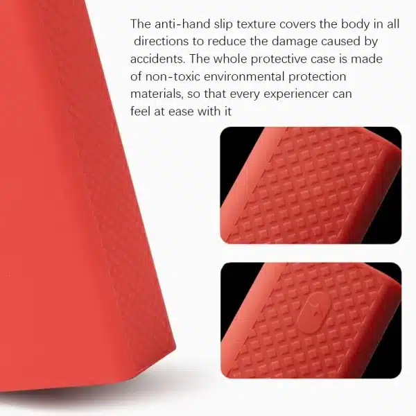 Silicone Case for ROMOSS Zeus PEA40 40000MAh Power Bank Anti-Slip/Anti-Fall Soft Cover Portable Protective Sleeve(Red) - Image 5