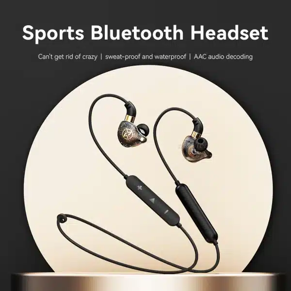 HiFi Wireless Headphone Neckband Bluetooth 5.0 Earphone with Mic Bass Noise Cancelling Headset Waterproof Sports Running Earbuds - Image 6