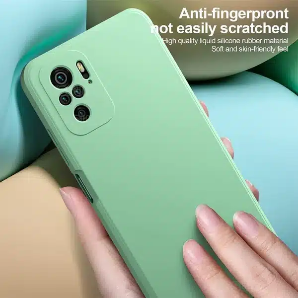 Coque Square Phone Case for Xiaomi Redmi Note 10 Pro Max 10S 1Original Funda Note10 S 4G Matte Silicone Soft Case Case - Image 3